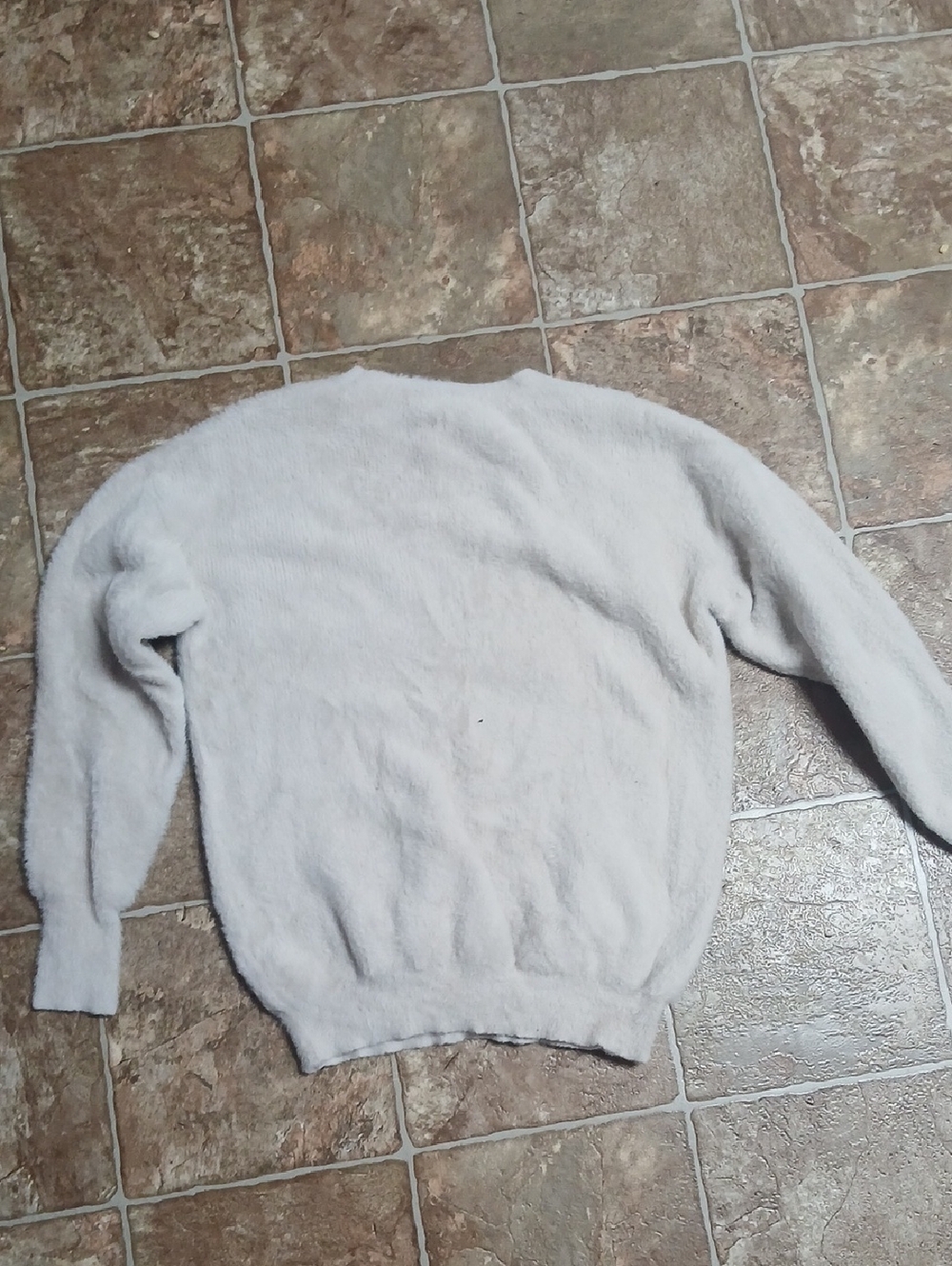 Brave+true Faux Cashmere Crewneck Sweater in Cream - Picture 4 of 7